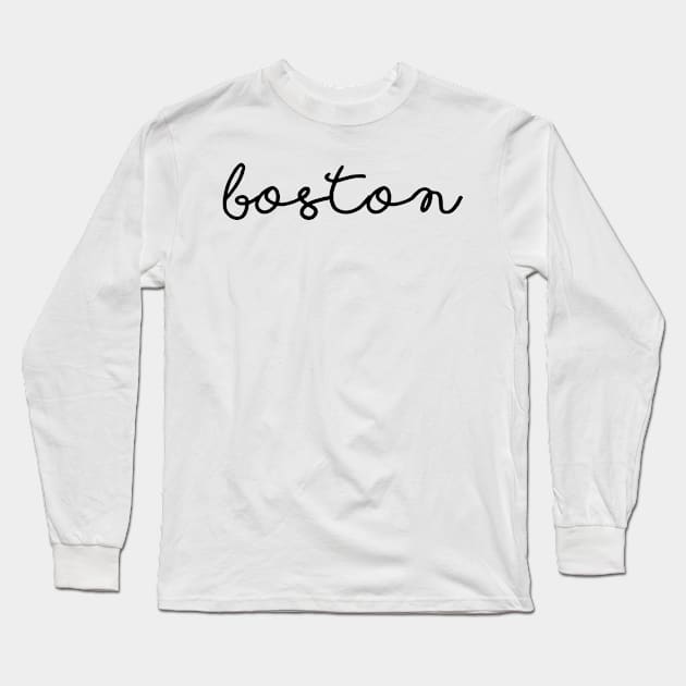 Boston Long Sleeve T-Shirt by lolosenese